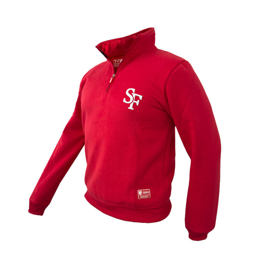 BUSO MEDIA CREMALLERA SF ROJO
