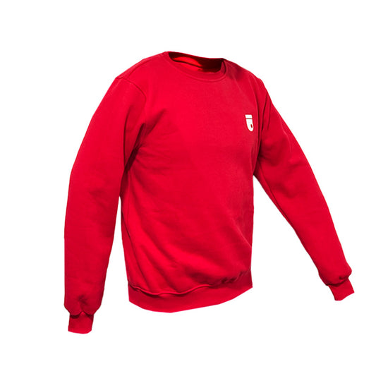 SACO ROJO ESCUDO MINIMALISTA