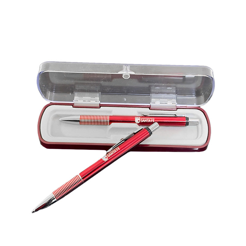 SET DICKENS BOLIGRAFO Y PORTAMINAS ROJO
