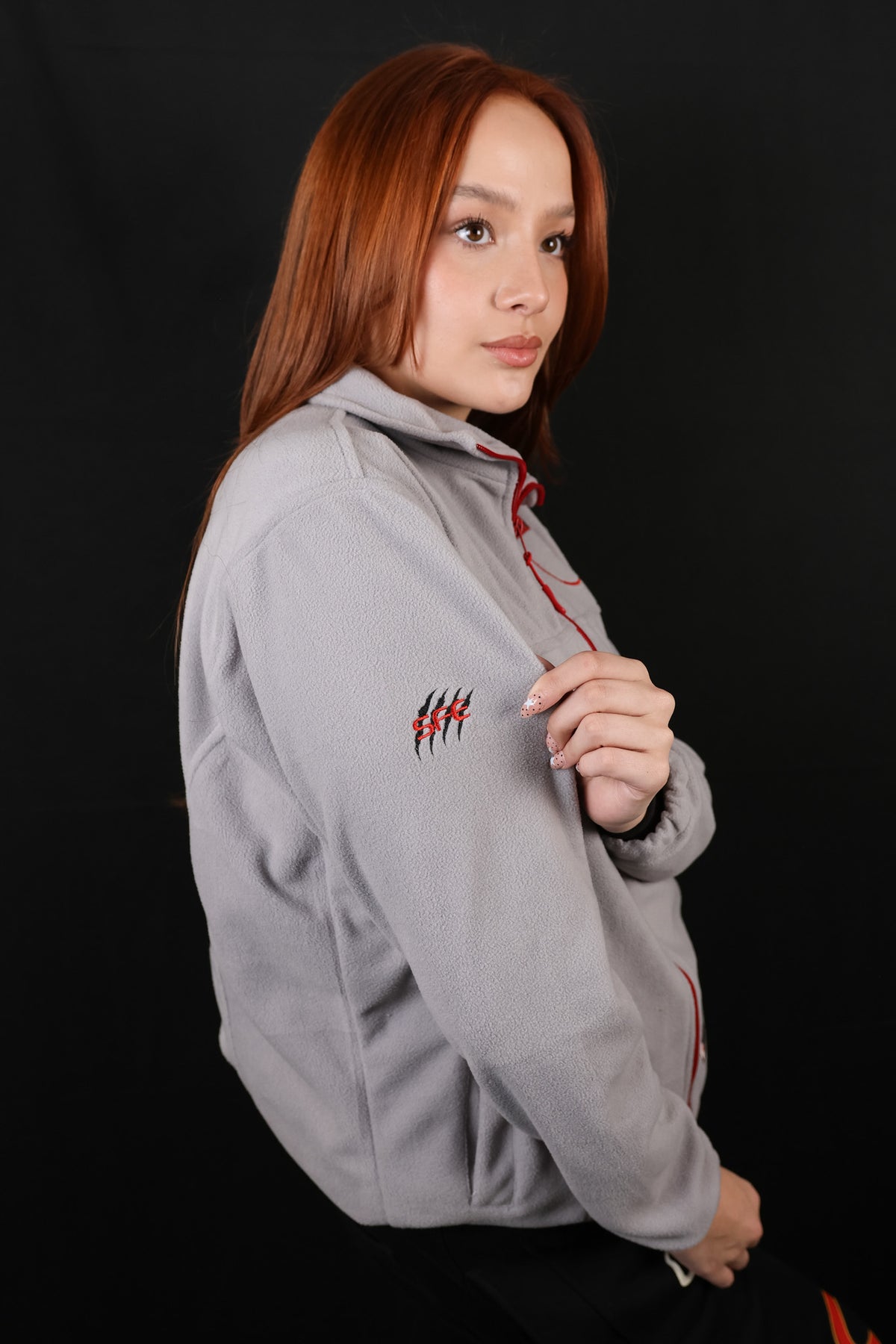 Chaqueta Polar Santa Fe – Escudo Clásico