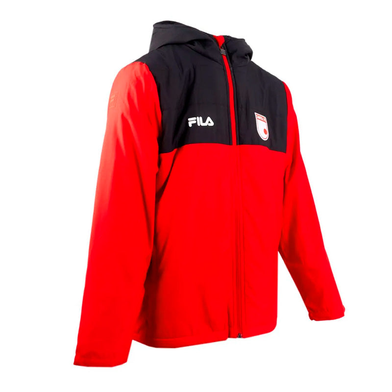 CHAQUETA DE FRIO ROJO/NEGRO FILA 2026