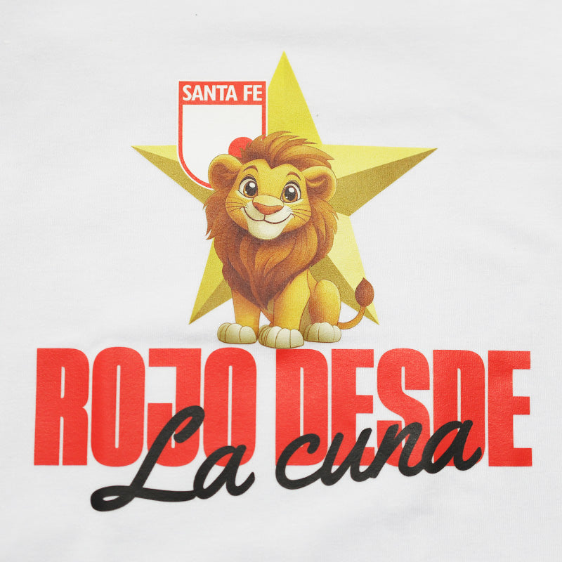 BODY BLANCO  ROJO DESDE LA CUNA