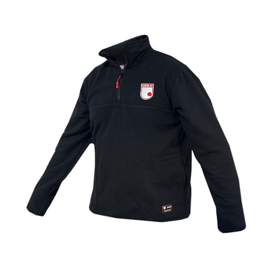 CHAQUETA NEGRA MEDIA CREMALLERA