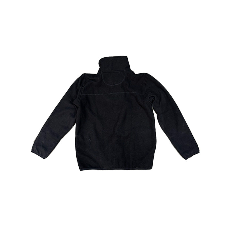 CHAQUETA JUNIOR POLAR  MEDIA CREMALLERA NEGRA
