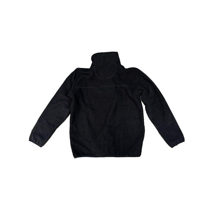 CHAQUETA JUNIOR POLAR  MEDIA CREMALLERA NEGRA