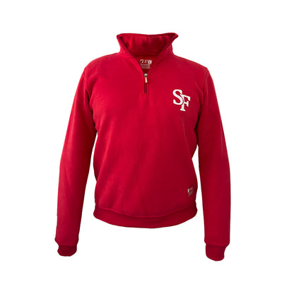 BUSO MEDIA CREMALLERA SF ROJO