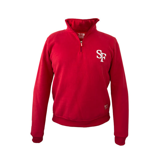 BUSO MEDIA CREMALLERA SF ROJO