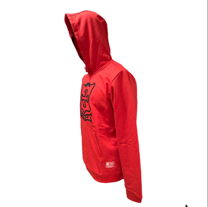 Hoodie Santa Fe Escudo Antiguo – Rojo y vino