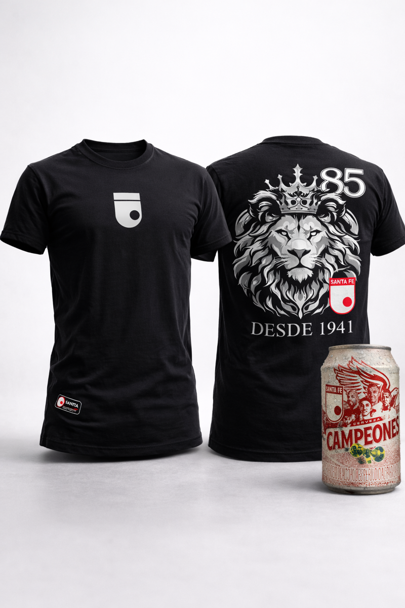 CAMISETA NEGRA CUMPLEAÑOS # 85
