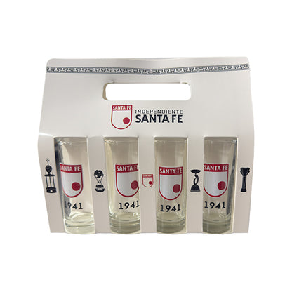 JUEGO DE COPAS *4 SANTA FE