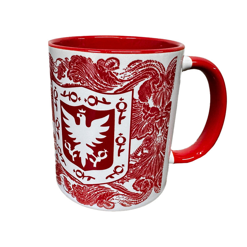 MUGS INTERIOR ROJO ESCUDOS