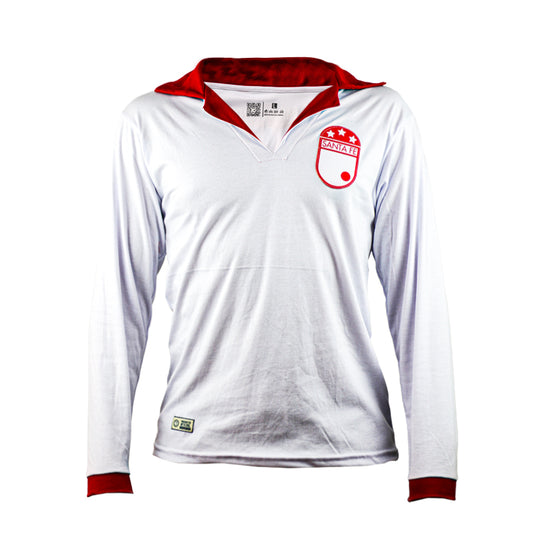 CAMISETA BLANCA  RETRO MANGA LARGA 1966