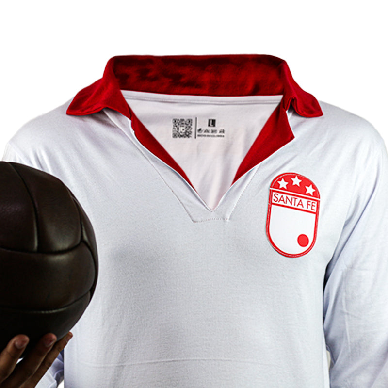 CAMISETA BLANCA  RETRO MANGA LARGA 1966