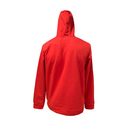 HOODIE ROJO ESCUDO ANTIGUO BLANCO
