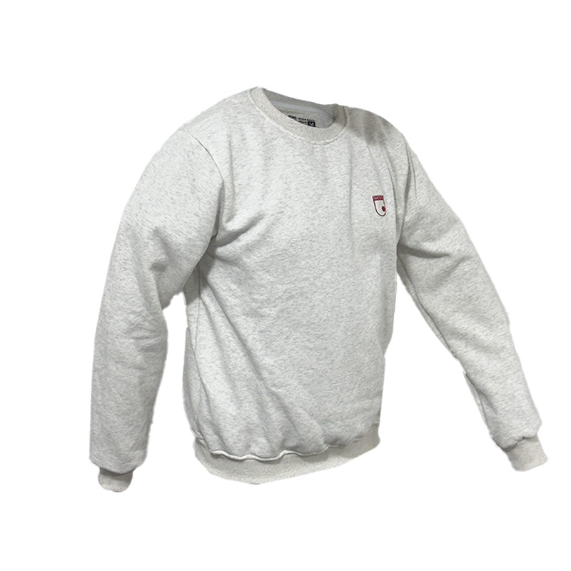 COMBO FUTBOLERO SACO GRIS ESCUDO MINIMALISTA- GORRA+LATA