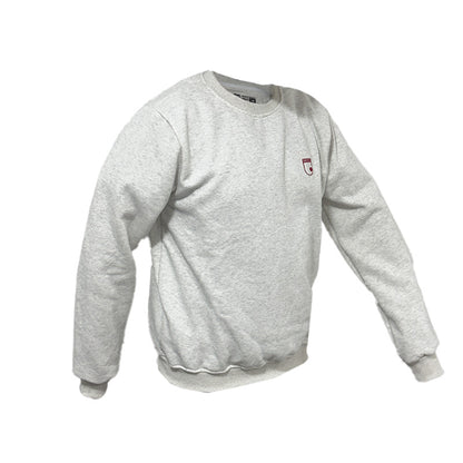 COMBO FUTBOLERO SACO GRIS ESCUDO MINIMALISTA- GORRA+LATA