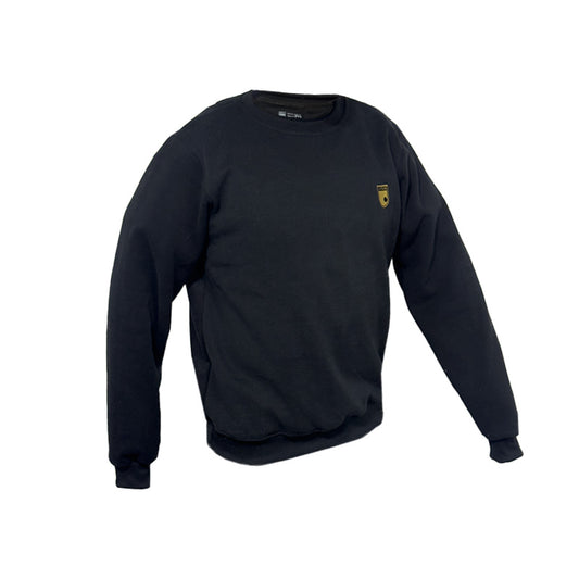 SACO NEGRO ESCUDO MINIMALISTA