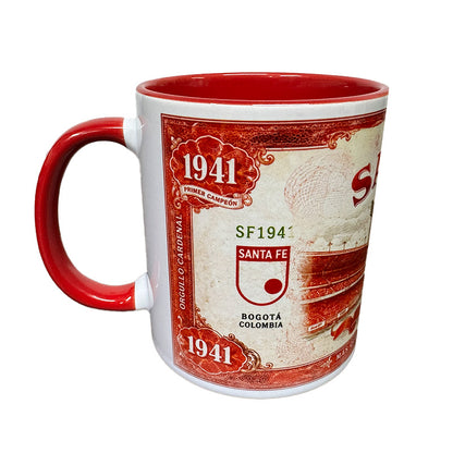 MUGS INTERIOR ROJO CLASICO