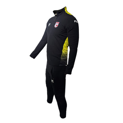 SUDADERA ENTRENO FILA NEGRA-AMARILLA 2026