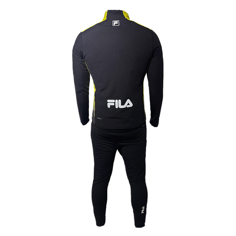 SUDADERA ENTRENO FILA NEGRA-AMARILLA 2026
