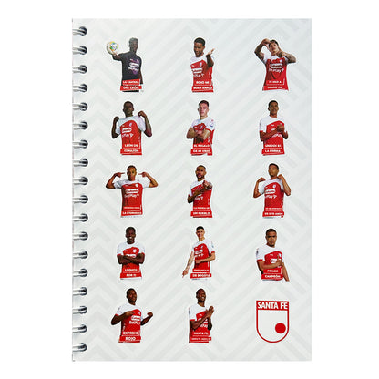 CUADERNO SANTA FE PASTA DURA