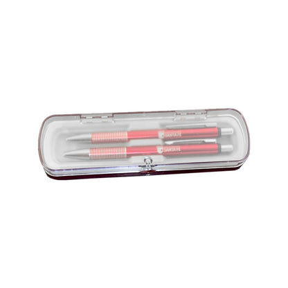SET DICKENS BOLIGRAFO Y PORTAMINAS ROJO