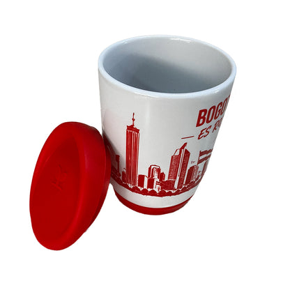 MUGS BLANCO TAPA GOMA