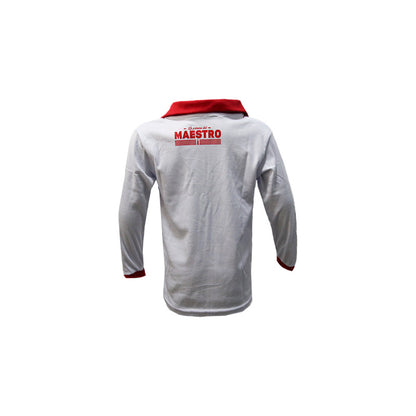 CAMISETA BLANCA  RETRO NIÑO MANGA LARGA 1966