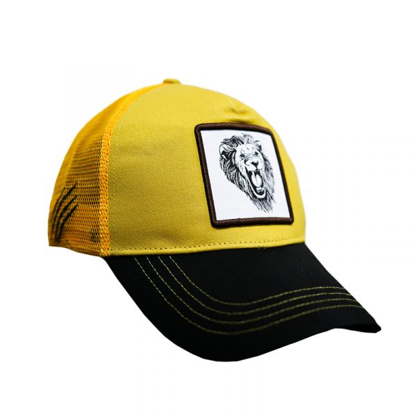 GORRA NEGRA AMARILLA  MALLA INDEPENDIENTE SANTA FE LEÓN - Imagen 6