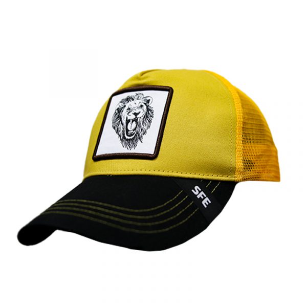 GORRA NEGRA AMARILLA  MALLA INDEPENDIENTE SANTA FE LEÓN - Imagen 5