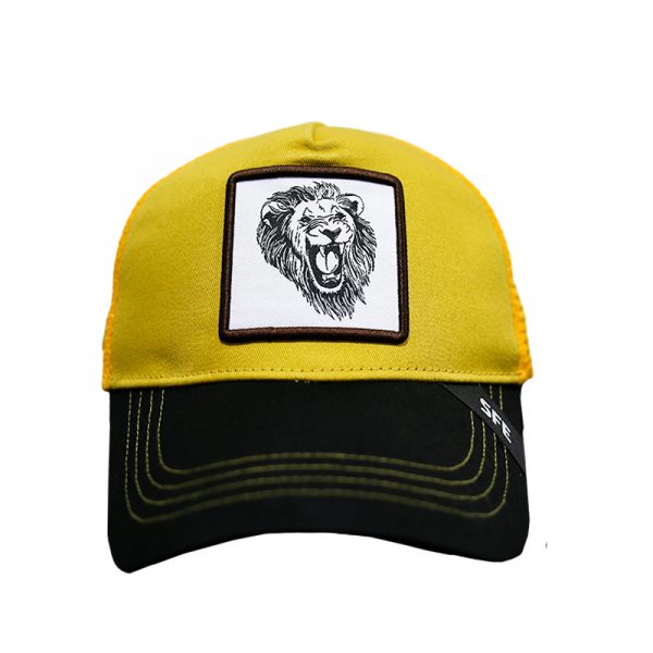 GORRA NEGRA AMARILLA  MALLA INDEPENDIENTE SANTA FE LEÓN