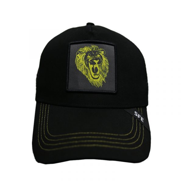 GORRA NEGRA MALLA INDEPENDIENTE SANTA FE LEÓN