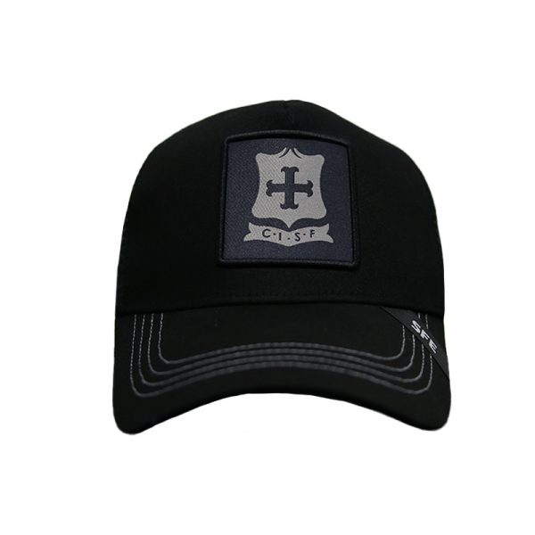 GORRA NEGRA MALLA INDEPENDIENTE SANTA FE ESCUDO ANTIGUO