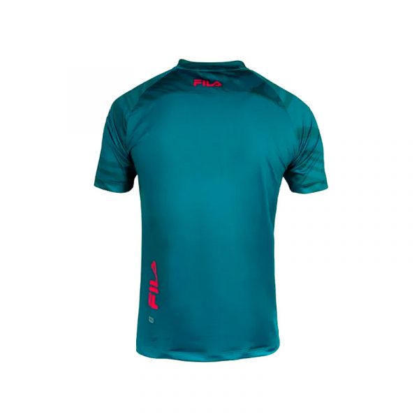 CAMISETA ENTRENO HOMBRE VERDE FILA 2025 - Imagen 4