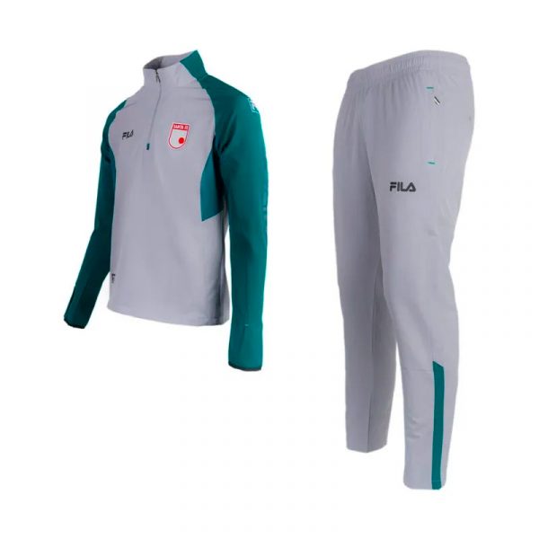 SUDADERA  ENTRENO HOMBRE VERDE-GRIS FILA 2025 - Imagen 6