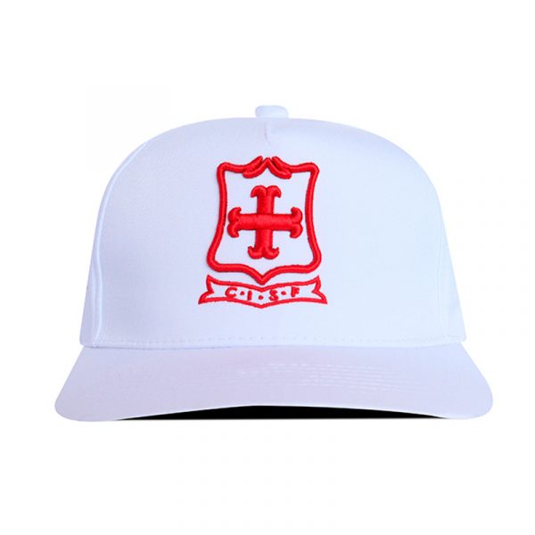 GORRA SANTA FE BLANCA ESCUDO ANTIGUO