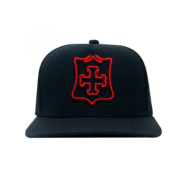 GORRA SANTA FE NEGRA ESCUDO ANTIGUO